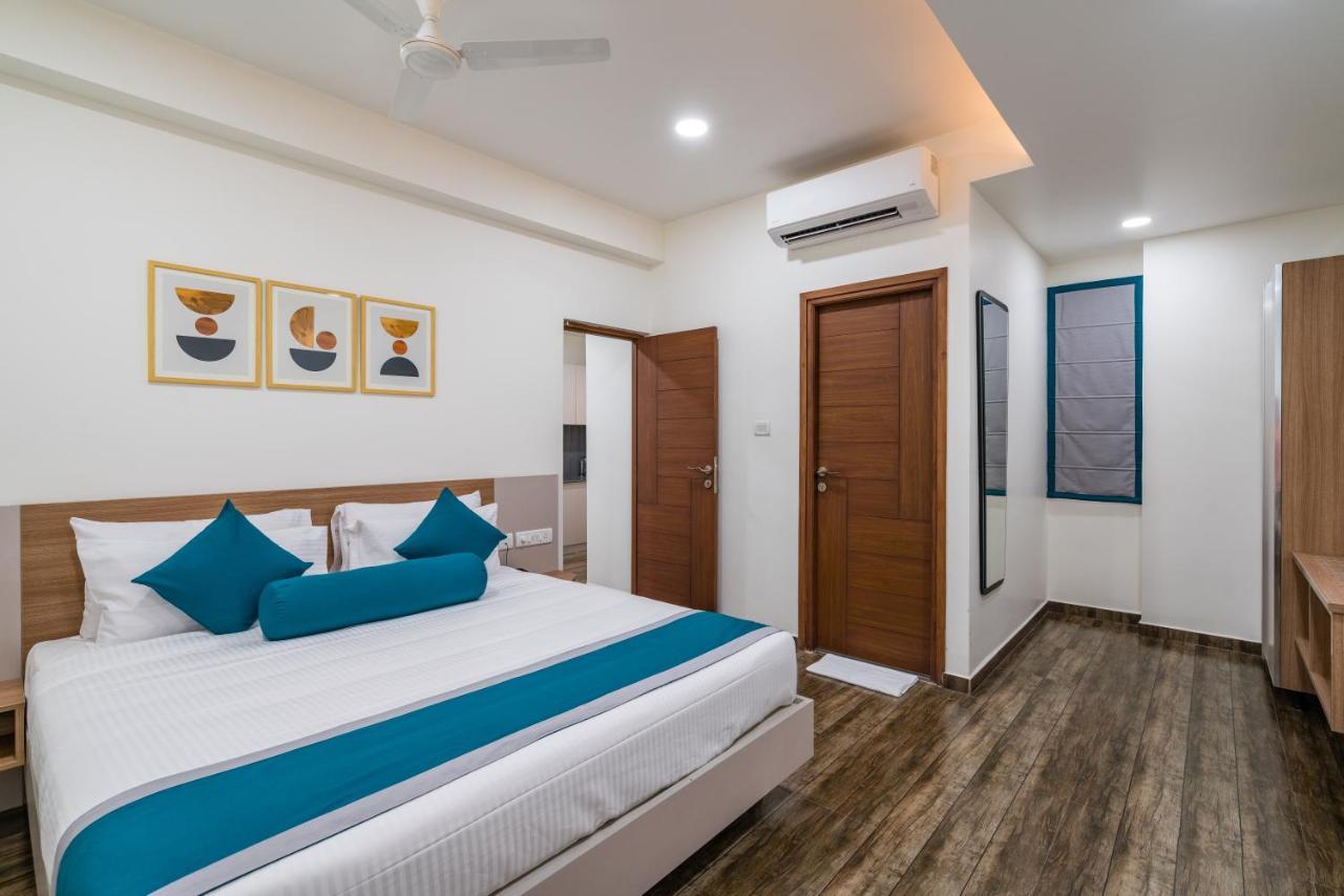 Skyla Studios & Suites - Hitech City Haidarábád Kültér fotó