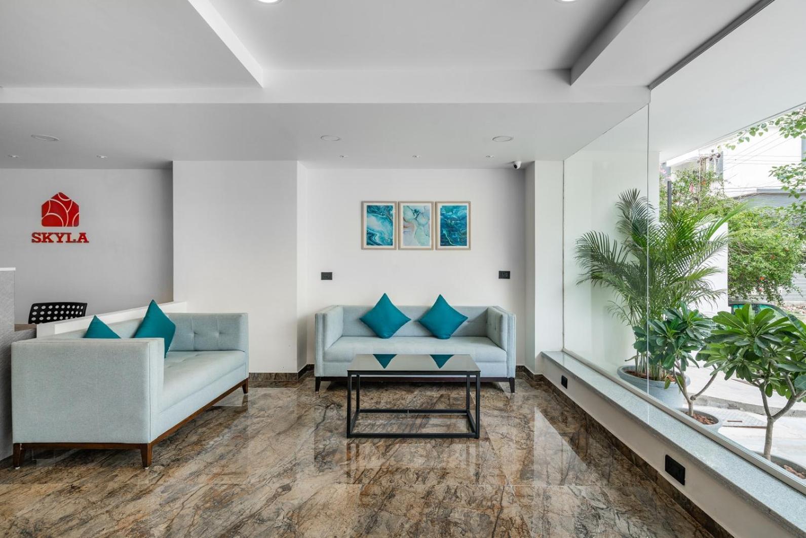 Skyla Studios & Suites - Hitech City Haidarábád Kültér fotó